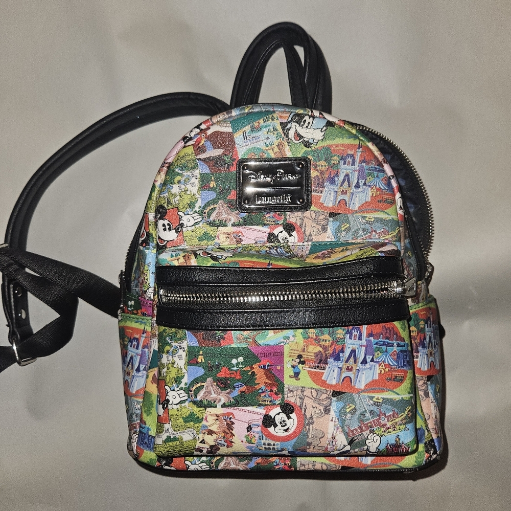 Disney Parks Loungefly Parks Collage Mini Backpack